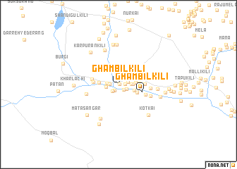 map of Ghambil Kili