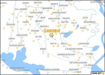 map of Ghambīr