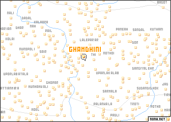 map of Ghamdhini