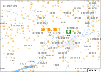 map of Ghamjaba