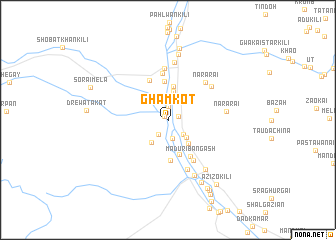 map of Gham Kot