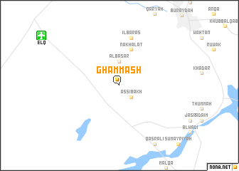 map of Ghammāsh