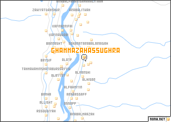 map of Ghammāzah aş Şughrá