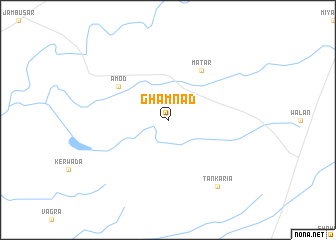 map of Ghamnād