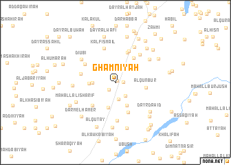 map of Ghamnīyah