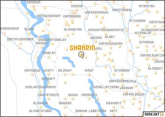 map of Ghamrīn