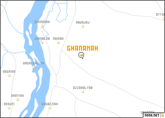 map of Ghanamah