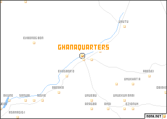 map of Ghana Quarters