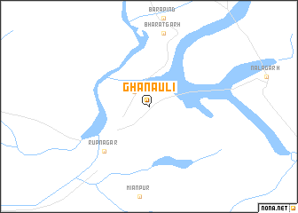 map of Ghanauli