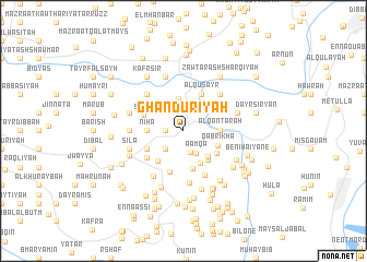 map of Ghandūrīyah