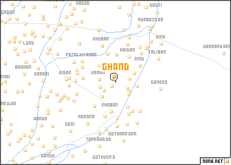map of Ghand