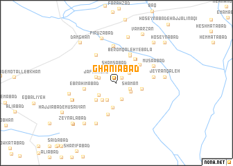 map of Ghanīābād