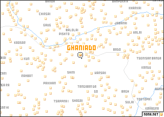 map of Ghaniādo