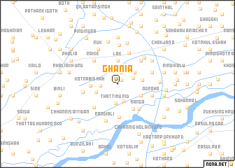 map of Ghania