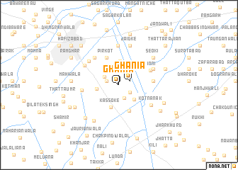 map of Ghania