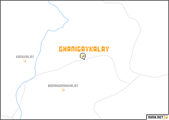 map of Ghanīgay Kalay