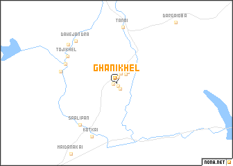 map of Ghani Khel