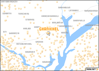 map of Ghani Khel