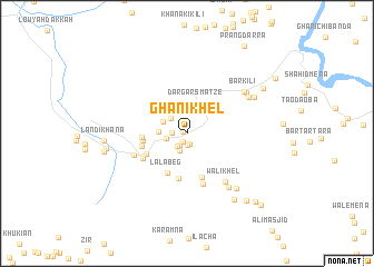 map of Ghani Khel