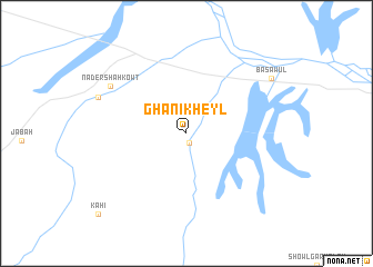 map of Ghanī Kheyl