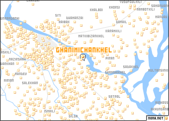 map of Ghani Michan Khel