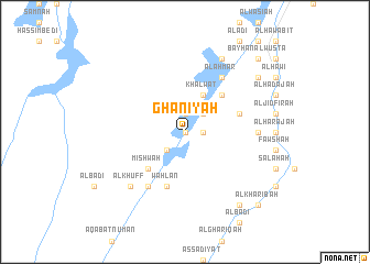 map of Ghanīyah