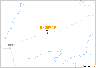 map of Ghansor