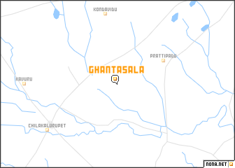 map of Ghantasāla