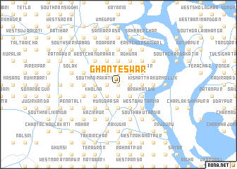 map of Ghanteswar