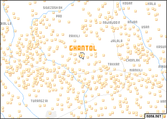 map of Ghantol