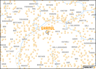 map of Ghanūl