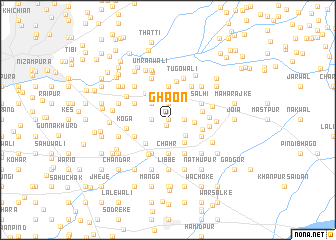 map of Ghaon