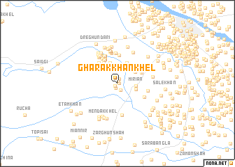 map of Ghārak Khān Khel