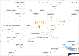 map of Ghārā