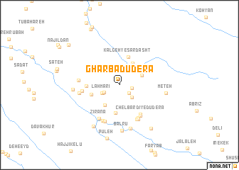 map of Gharbā Dūderā\