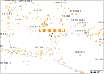 map of Gharbina Kili
