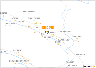 map of Gharbī