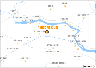 map of Gharblawa