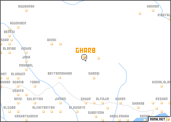 map of Gharb