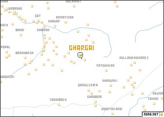 map of Ghārgai