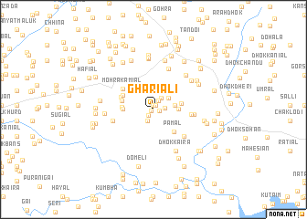 map of Ghariāli