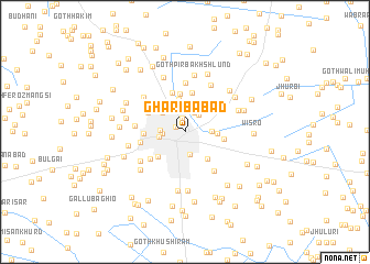 map of Gharībābād