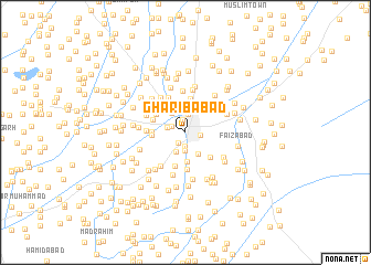 map of Ghārībābād