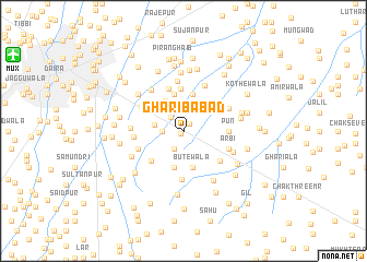 map of Gharibābād