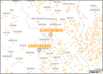 map of Gharībābād