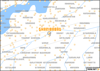 map of Gharībābād