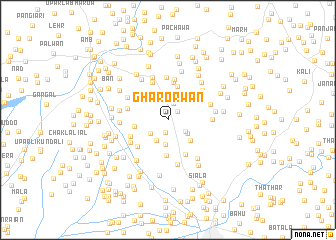 map of Gharorwān