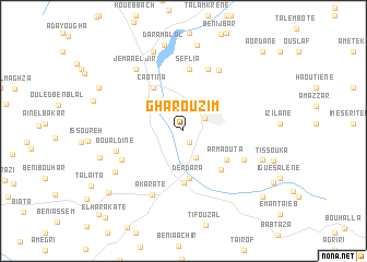 map of Gharouzim