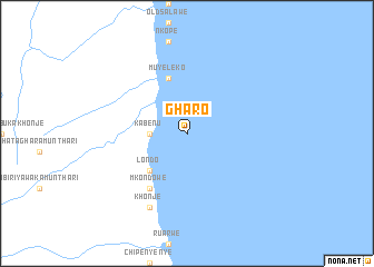 map of Gharo