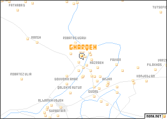 map of Gharqeh